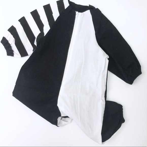 Meme Kidswear Black and White Monochrome Jumpsuit - Picture 1 of 8